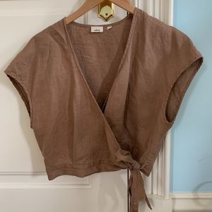 Aritzia Linen Blouse